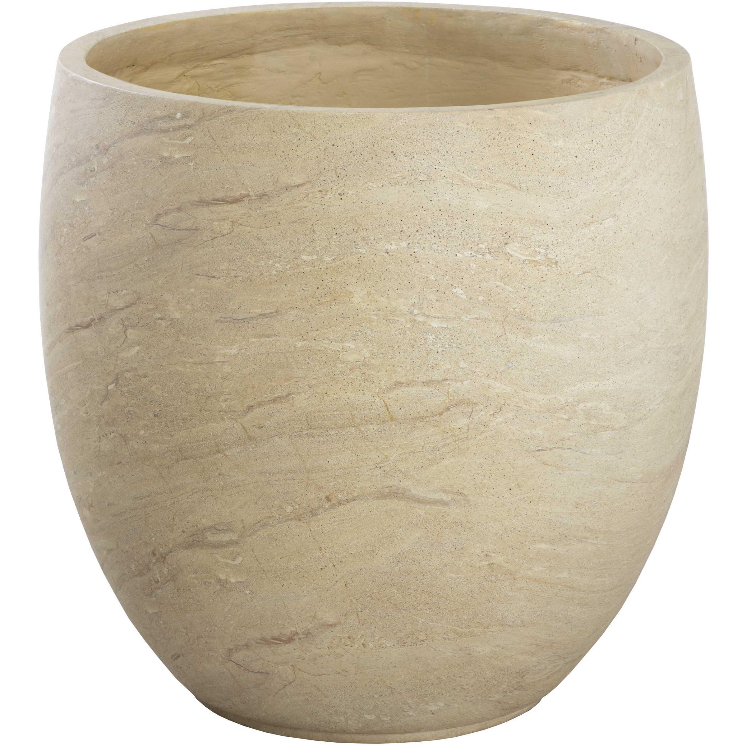 Aster Travertine Look Outdoor Planter